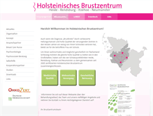 Tablet Screenshot of holsteinisches-brustzentrum.de